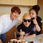 대박 나세요..홍진영 언니 홍선영, 유연석 식당 전격 응원 [★SHOT!]