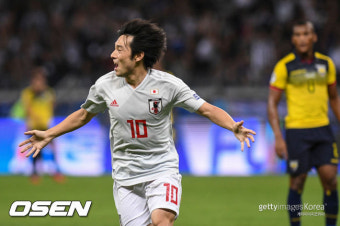 '나카지마 선제골' 일본, 에콰도르와 1-1...코파 조별리그 탈락