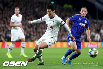 '손흥민 결승골 도움' 토트넘, 올림피아코스에 4-2 역전승