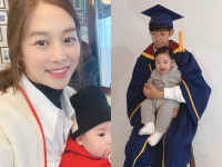 강경준♥ 장신영, 아들 정안·정우 투샷에 행복 너무 사랑스럽잖아, 너희 둘 [★SHOT!]