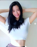 클라라, 개미허리+양갈래 머리 귀여움..비결은 긍정의 힘[★SHOT!]