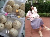 임신 서효림, 사랑받는 며느리 시아빠가 만두사다 주시고 가버리심[★SHOT!]