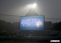 [사진]삼성 라이온즈,아쉬운 우천 취소