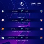 UCL 8강 대진 확정... 메시의 바르사- 레반도프스키의 뮌헨 맞대결