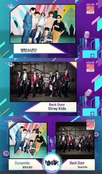 '뮤직뱅크' 방탄소년단vs스트레이 키즈, 1위 후보 올랐다..'글로벌' 대격돌