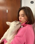 박은지, 손글씨로 반려견 빵순이와 추석인사 ‘미모 폭발’