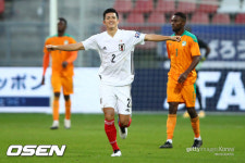 '우에다 극적골' 일본, 코트디부아르에 1-0 신승...10개월만의 A매치 승리