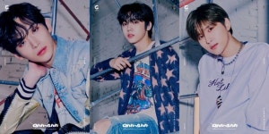 크래비티 정모X우빈X성민, 후속곡 ‘우아’ 화보 공개..남친룩의 정석