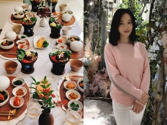 이정현, 의사 남편 사로잡은 요리 실력..이민정도 감탄한 성게알 한상 [SHOT!]