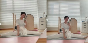 ‘치과의사♥’ 전혜빈, 전신거울 앞 발레리나 자태.. 완벽 몸매에 입이 ‘쩍’