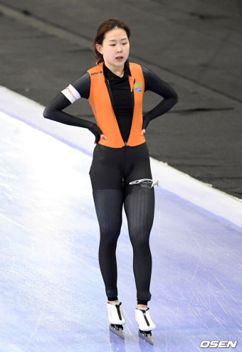 [사진]500m 스프린트 1위로 마친 의정부시청 김민선