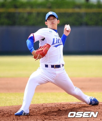 허윤동, 롯데전 7이닝 1실점 8K 시즌 첫 승...삼성, 9-2 승 [오!쎈 퓨처스]