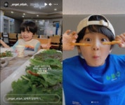 김태희 딸 서우진, 국밥+청국장 먹는 만 5세