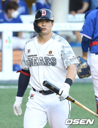 ‘무릎&허리 통증’ 김재환, 시즌 첫 선발 제외…페르난데스 4번 [오!쎈 잠실]