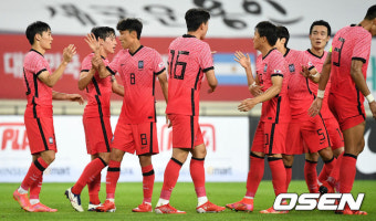 '엄원상 추가시간 동점골' 한국, 아르헨티나와 극적인 2-2 무승부 [오!쎈 현장]
