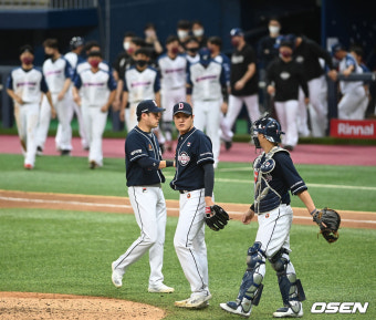 [사진]3-3 무승부 거둔 두산-키움