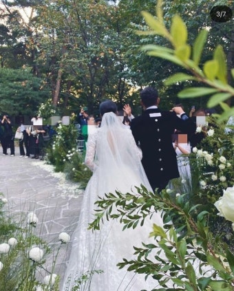 강지영, 사촌 언니 김윤지 결혼식 현장 공개..