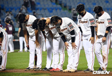 [사진]키움과 1-1 무승부 기록한 한화