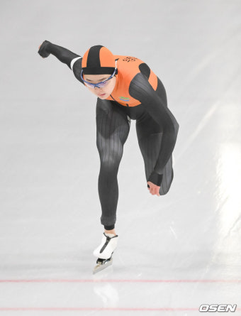 [사진]500M 1위 김민선,'피니시라인까지 빠르게'