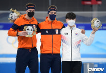 [사진]김민석,'2연속 올림픽 메달 획득'