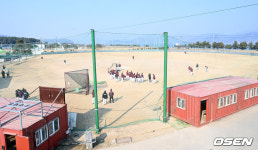 [사진]키움 히어로즈,남해 옆 강진베이스볼파크서 2022 시즌 준비