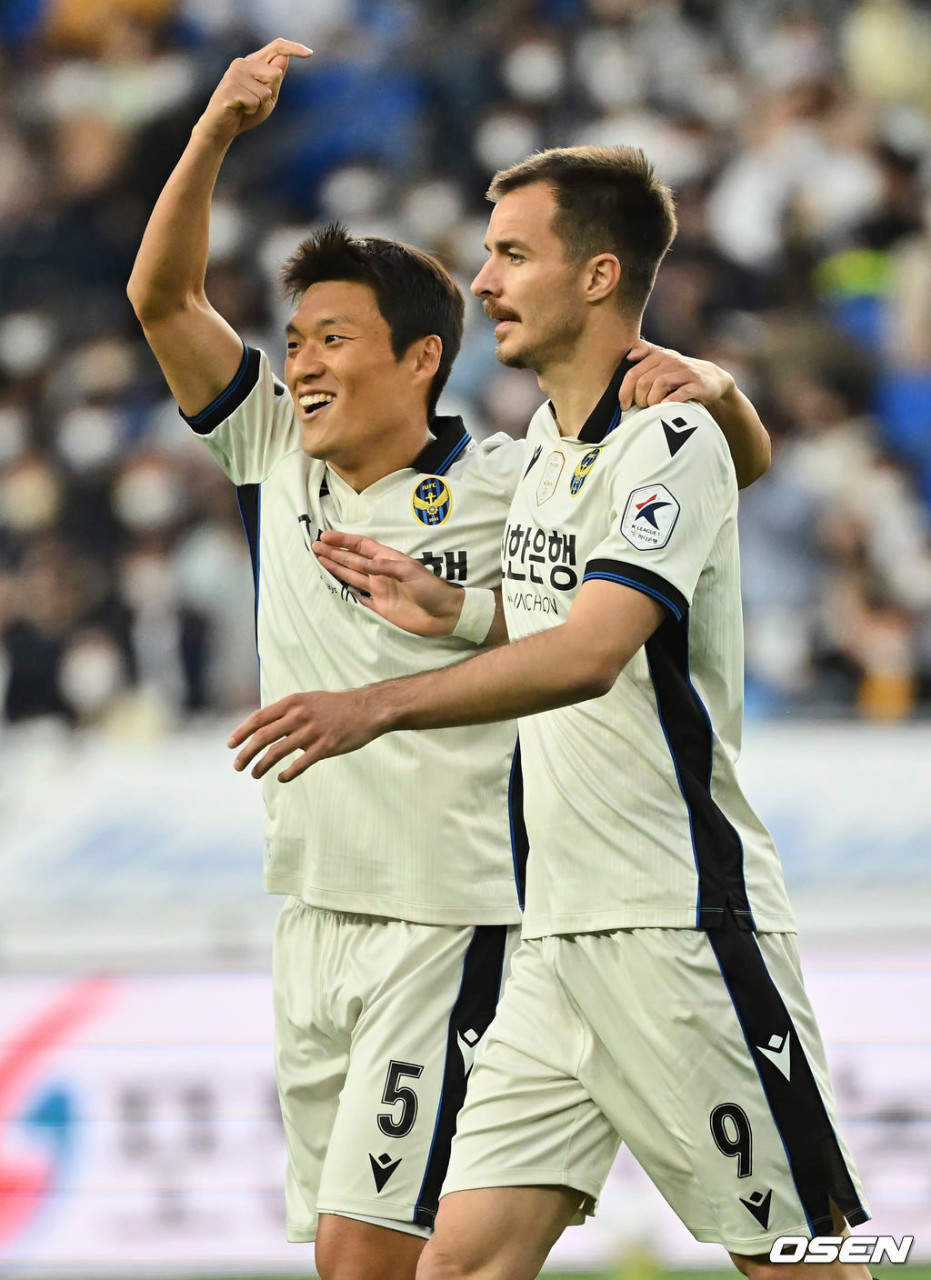 인천 유나이티드 FC, 무고사의 활약으로 K리그2 선두 지켜내며 7연승 돌파