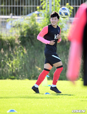 [사진]U-23 대표팀 훈련하는 이강인, '황선홍호 첫 발탁'