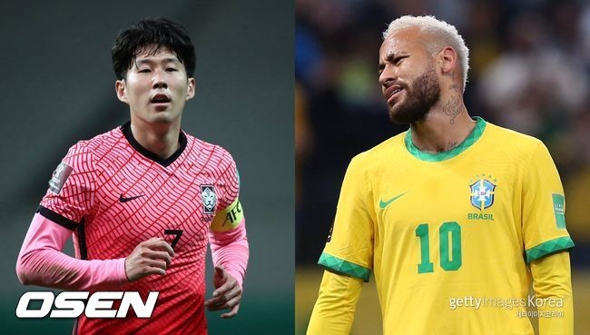 10월, 손흥민 vs 네이마르! 한국과 브라질의 평가전 재대결