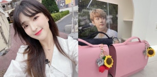 최민환♥ 율희, 유치원 가방이 이렇게 고급져‥아이돌 부부는 다르네