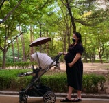 만삭 선데이, 2세 첫차는 벤츠..200만원짜리 유모차 핸들링 예술 감탄