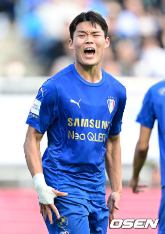 '오현규 120분 결승 헤더골' 수원, 연장 끝에 안양 2-1 제압... 잔류 확정![오!쎈 현장]