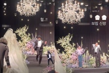 “신랑 댄스→아이유 축가” 지연♥︎황재균, 달달+유쾌 결혼식..티아라도 축하 (종합)[Oh!쎈 이슈]