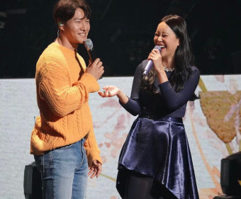 김종국, 백지영 콘서트에서 노래···이민정도 