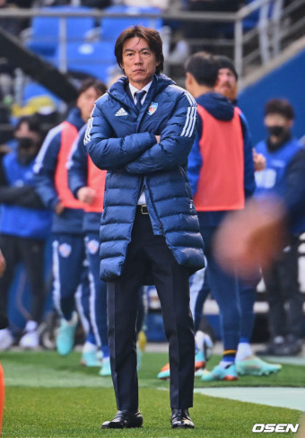 [사진] 홍명보 감독, 답답한데!