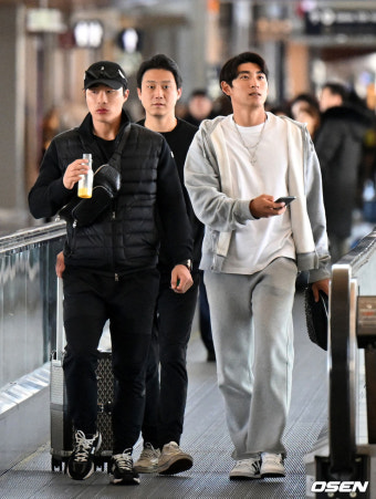 [사진]김하성-이정후, '함께 한국으로'