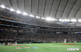 [사진]WBC 한일전, 이정후-다르빗슈 맞대결