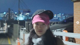 수지가 수지했네, 모자 2개 써도 굴욕無..살아남은 미모