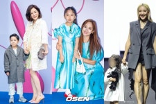 리틀 스타 입장! 채림→S.E.S 유진·바다, 붕어빵 자녀 손잡고 패션위크 장악 [Oh!쎈 이슈]