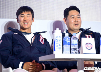 [사진]두산 허경민-양의지, '2023 시즌 기대하세요'