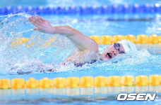 김민석, 개인혼영 400m 우승...생애 3번째 세계선수권대회 출전 확정