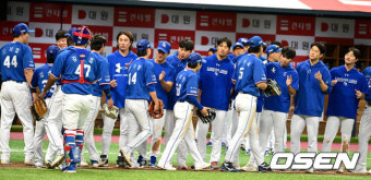 8점 차라 안일했나, 8-8 충격의 동점 허용…감독이 직접 사과 “나 때문에 질 뻔”