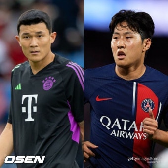 승리만 없을 뿐 '韓 국대 선후배' 뮌헨-PSG '주전 예고'→KIM '1골 막은 슈퍼태클'+LEE '킥 전담-성공적인 81분'