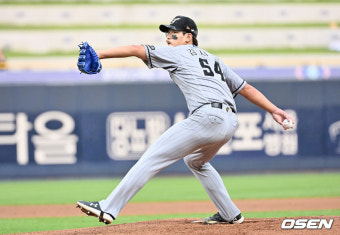 한화 김서현, 퓨처스리그 두산전 3⅓이닝 4실점 고전 '최고 154km'