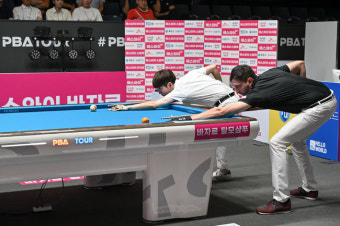 '2-3→4-3' 마르티네스, '日 기대주' 모리 상대 뒤집기 'PBA 통산 4승'