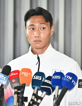 [사진]황선홍호 주장 백승호,'아시안게임 자신있어요'