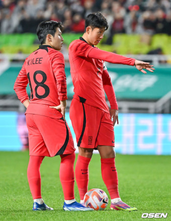 [사진]든든한 투샷 이강인-손흥민