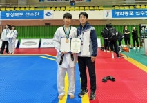 안양대 스포츠단 전국체전 첫 출전, 스포츠지도학과 1학년 이동우, 태권도서 동메달 획득