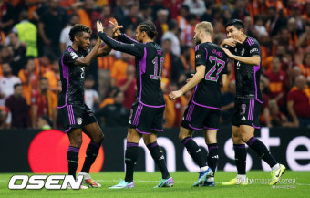'케인 1골-1도움' 뮌헨, 갈라타사라이 3-1 꺾고 UCL 3연승... 김민재 역시 풀타임