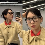 소녀시대 태연, 안경 쓰니 20대 같아..동안 비주얼 과시
