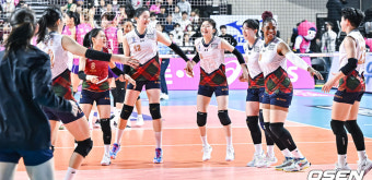 [사진]현대건설,'흥국생명 3-0 완파'